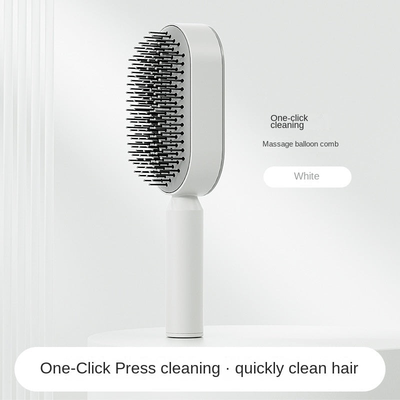 Women Fashion 3D Hair Growth Comb Hairbrush Hair Brush Self Cleaning Anti Hair Loss
