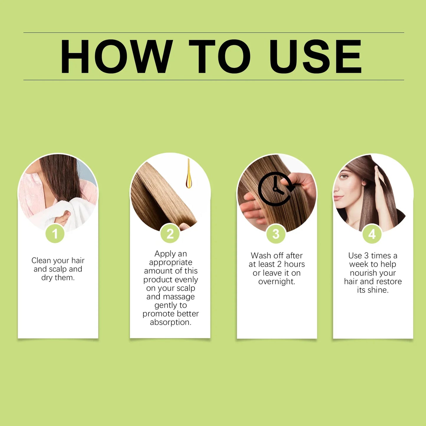 Herbal Hair Oil Hydrates, Moisturizes, Nourishes The Scalp, Improves Dryness, Frizz And Hair Treatment