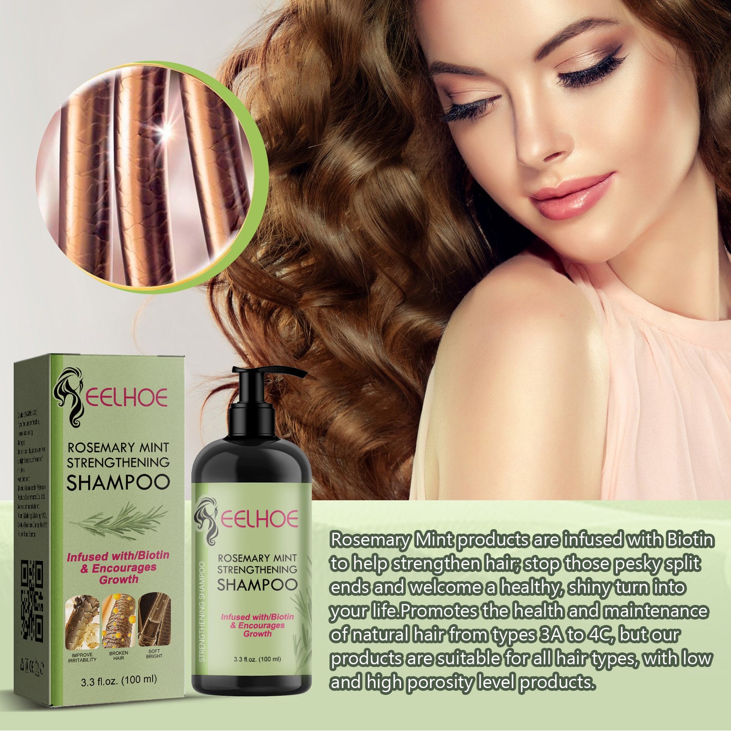 Hair Enrichment Moisturizes Hair Repair Hair Root Thickening Hairline Strengthening Hair Treatment