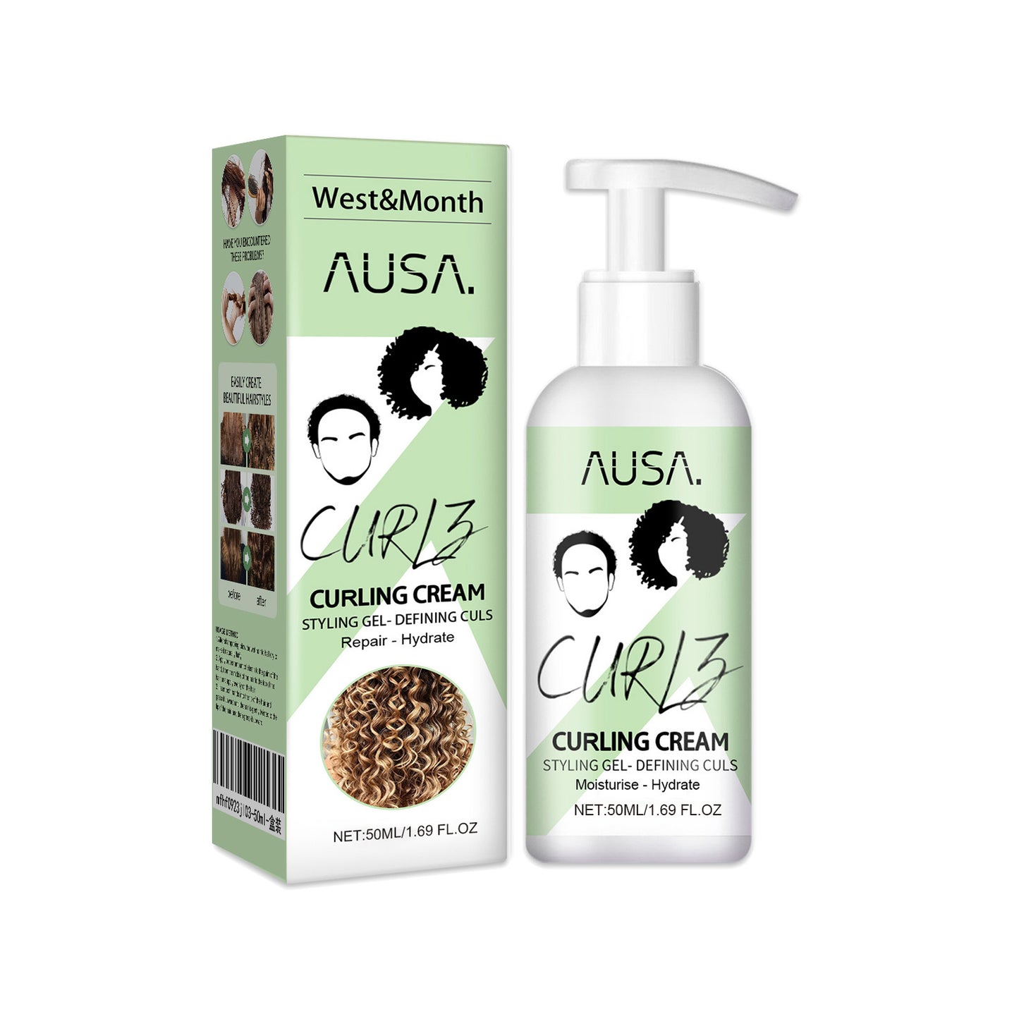 Curl Bouncer Moisturizing Curl Defining Volume Bouncing Strengthening Hair Smoothing Frizz Conditioning