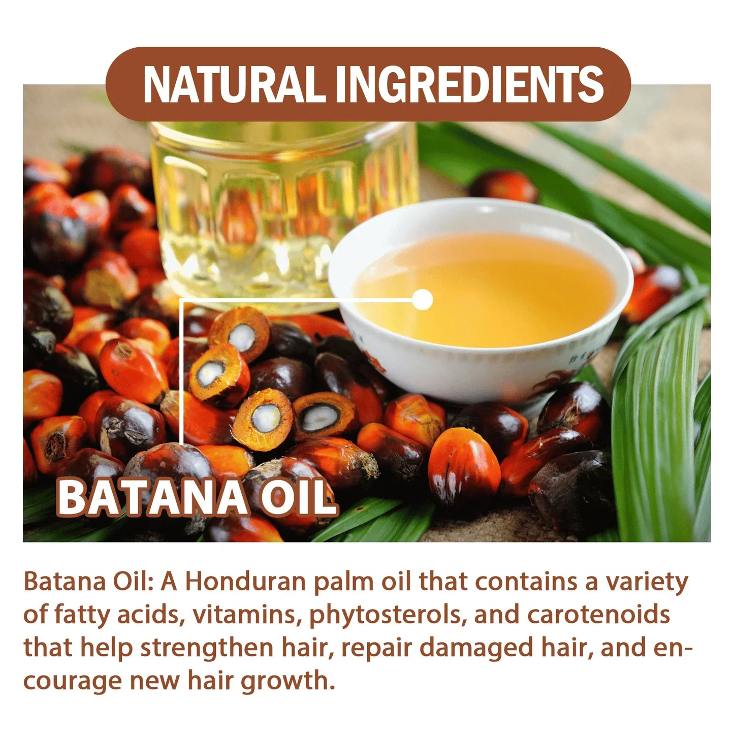 Batana Oil Conditioner Moisturizes, Repairs, Strengthens Hair Roots, Prevents Supple, Dense Hair, And Solidifies And Fluffy Hair