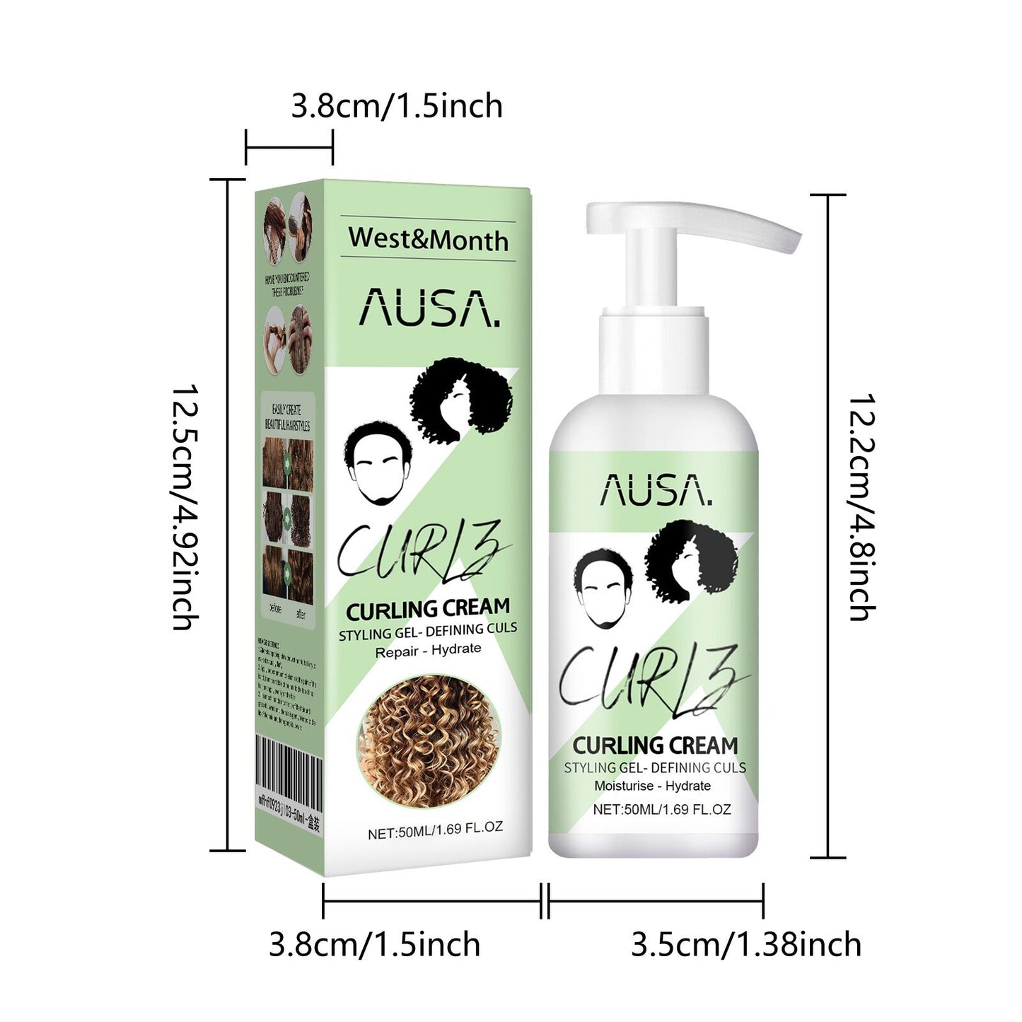 Curl Bouncer Moisturizing Curl Defining Volume Bouncing Strengthening Hair Smoothing Frizz Conditioning