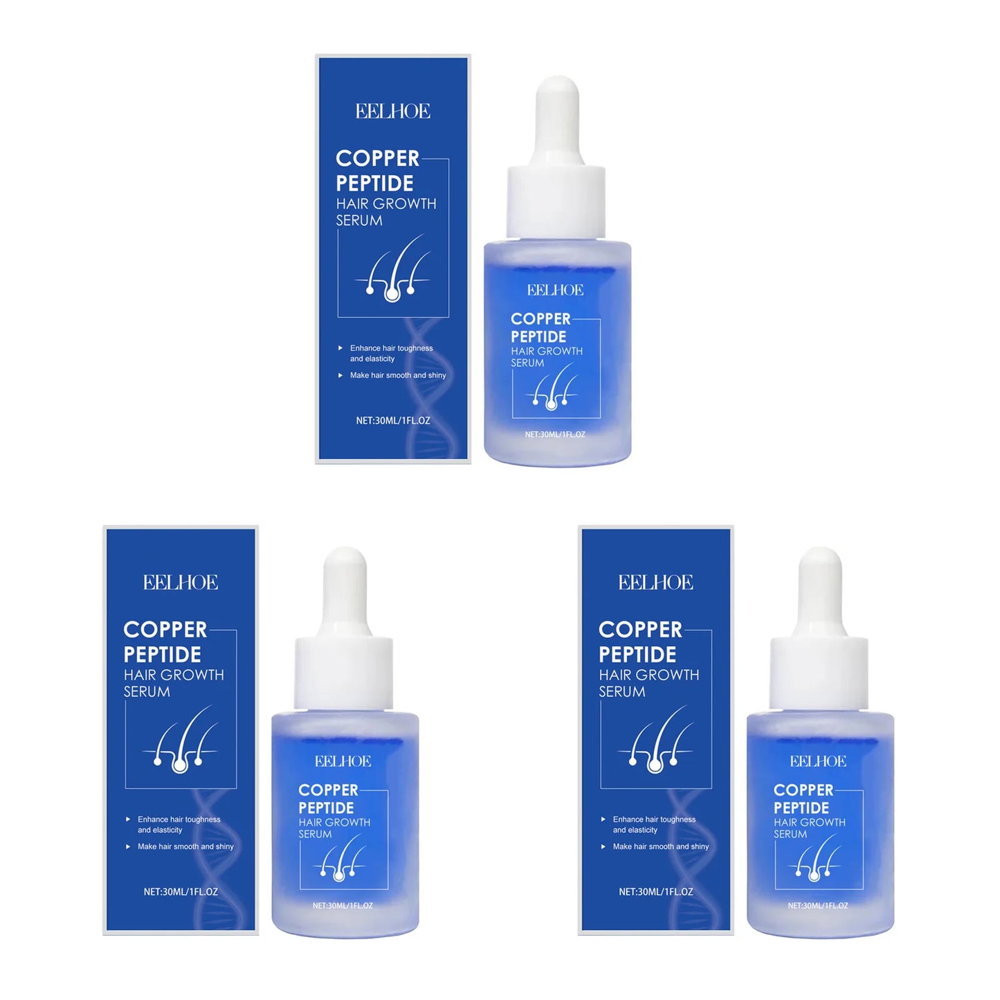 Copper Peptide Hair Serum for Stronger Fuller-Looking Hair
