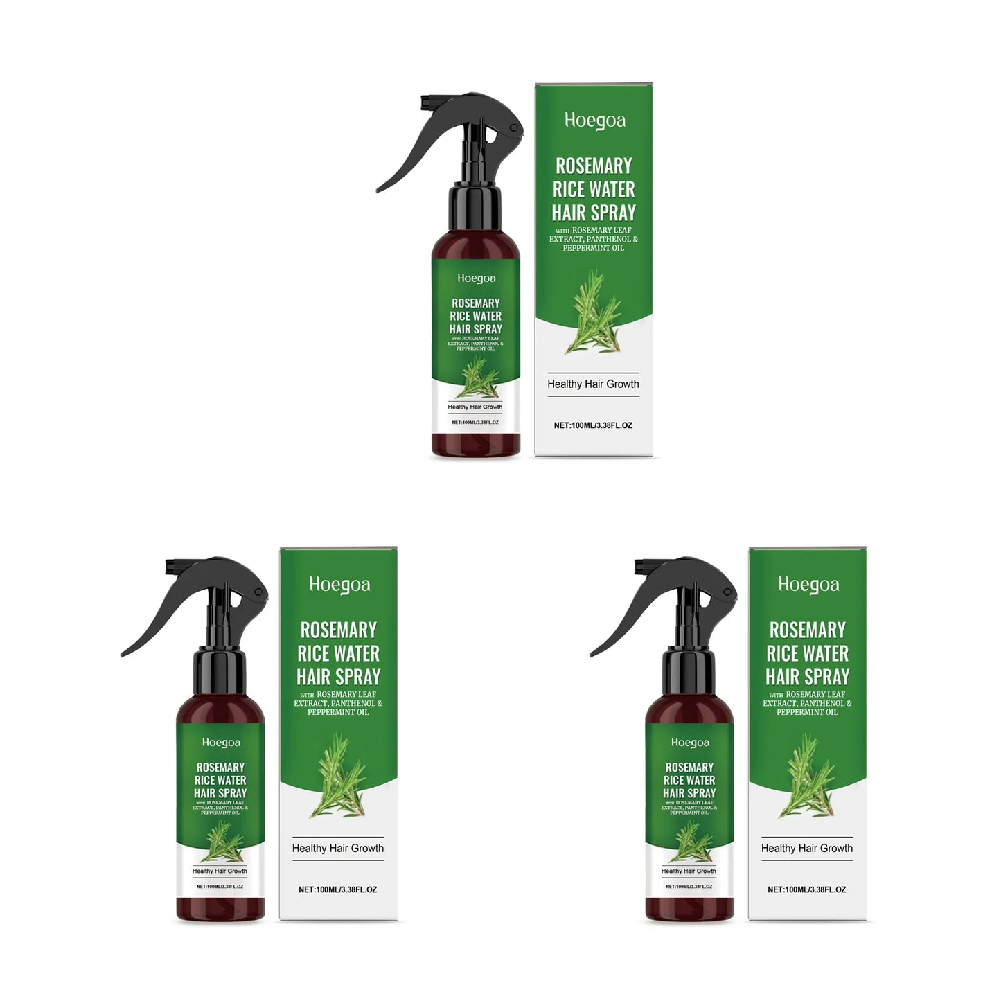 Rosemary Rice Water Hair Spray for Stronger Healthy Hair