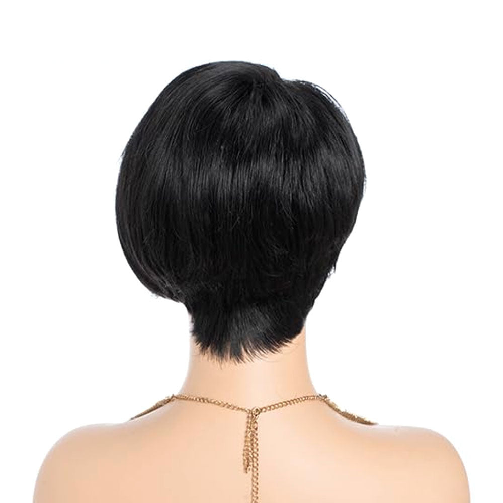 Human Hair Lace Bob Non-toxic Wig-pre-drawn, 13X4X1 Lace, Short Straight, T-part Lace Front Short Wig, Suitable For The Whole Scene.