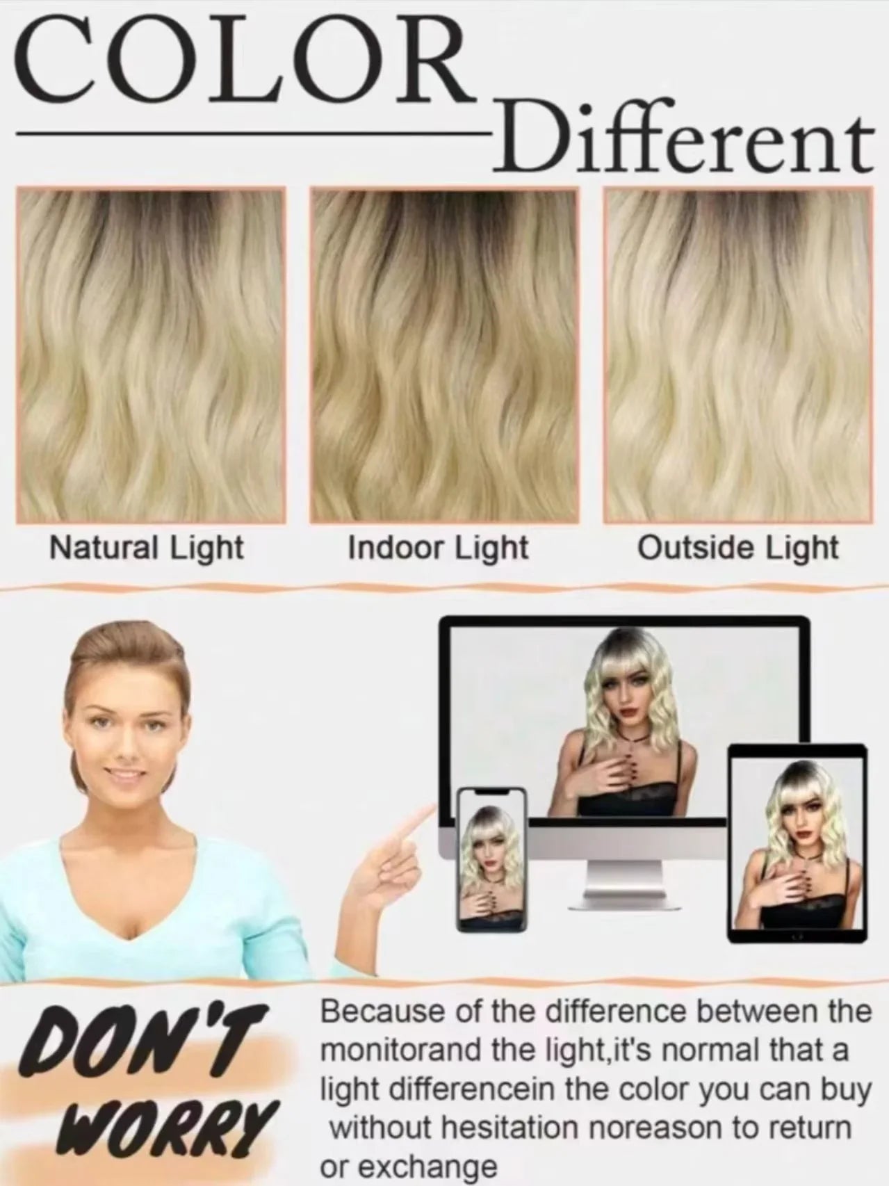 Synthetic Wavy Wig, Non-toxic Wig With Wave Head, With Bangs, Short Mixed Hair For Women, Heat Resistant, Suitable For The Whole Scene