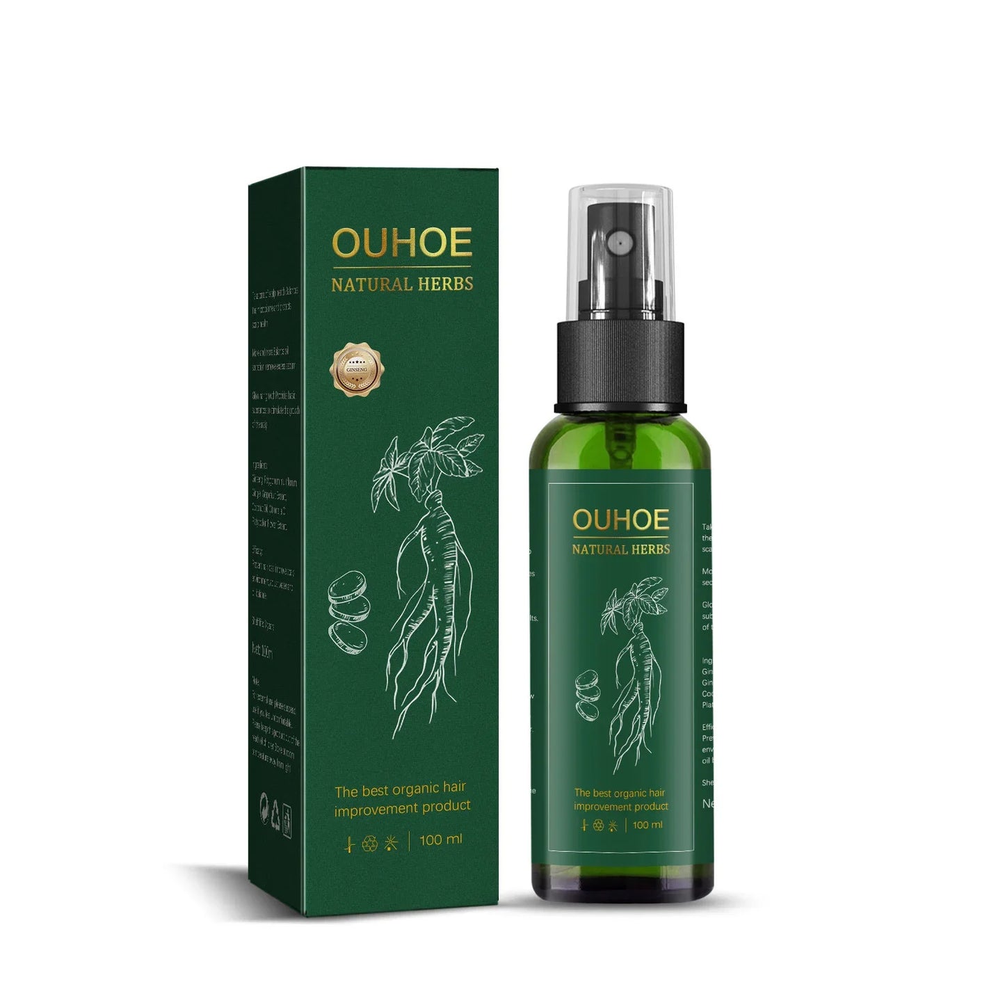 Ginseng Hair Lotion Ginseng Moisturizing Hair Care Hair Growth Spray