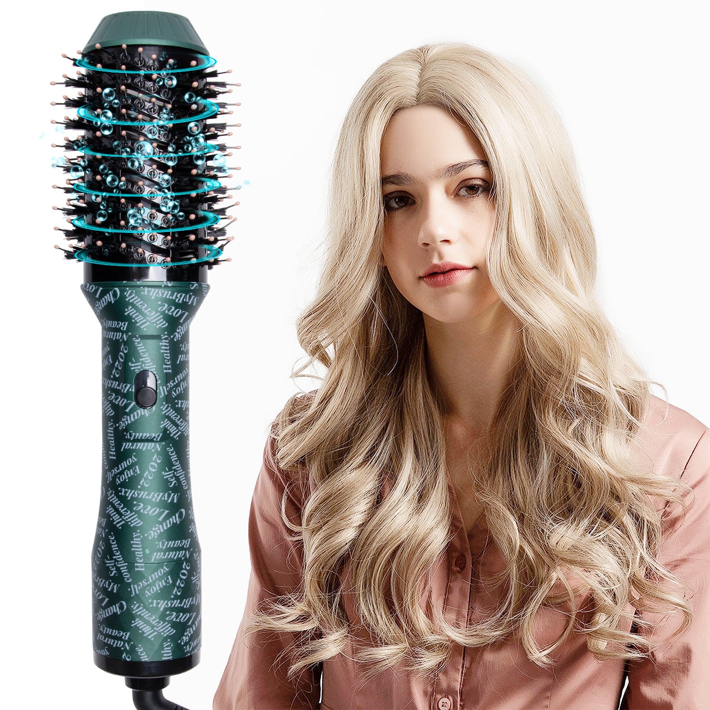 Hair Dryer Brush, Hot Air Brush With Enhanced Barrel, Blow Dryer Brush And Styler Volumize