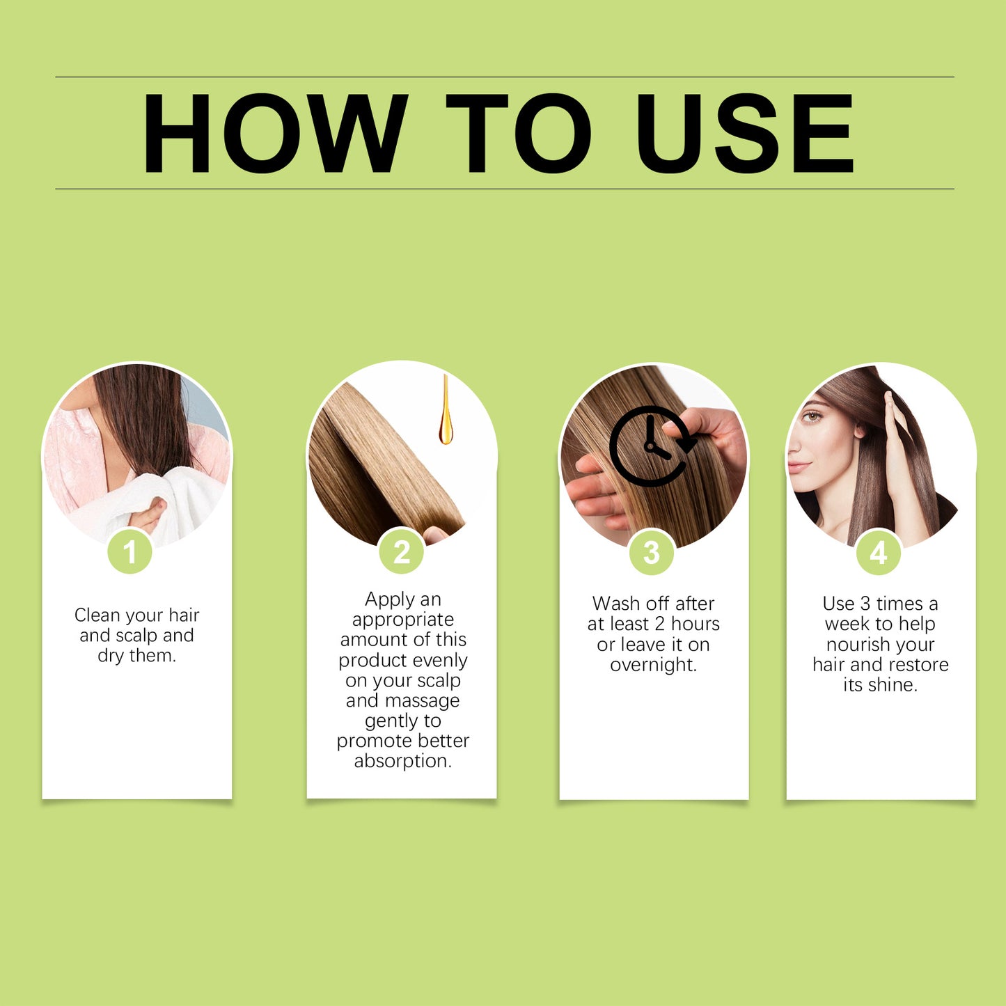 Herbal Hair Oil Hydrates, Moisturizes, Nourishes The Scalp, Improves Dryness, Frizz And Hair Treatment