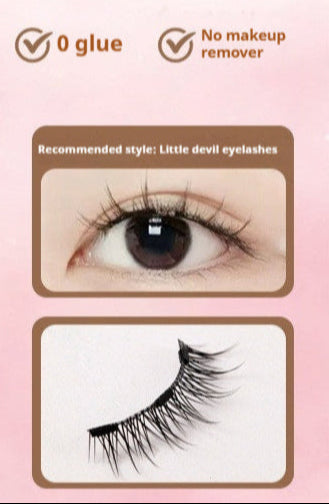 Magnetic Suction False Eyelashes Little Devil Supernatural Magnet Suit