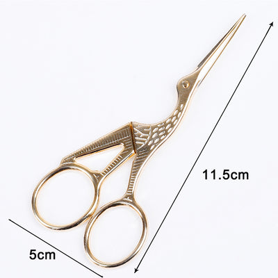 Embroidery Cross Crane Scissors