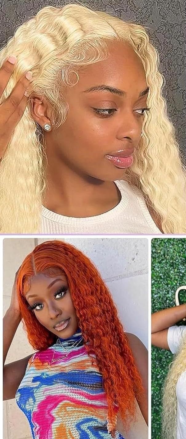 European And American Ladies Front Lace Synthetic Wigs