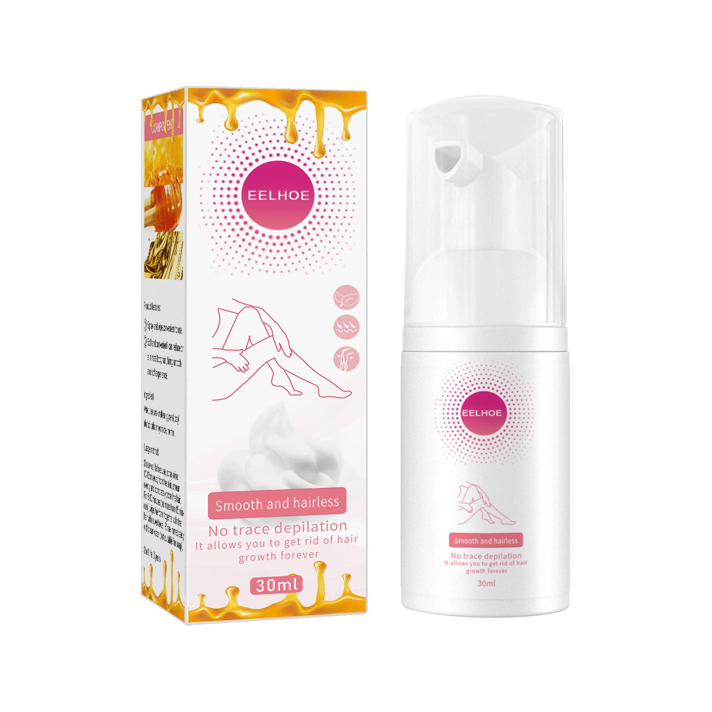 Honey Hair Removal Spray Removes All Over The Body