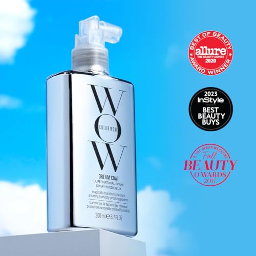 COLOR WOW Dream Coat Supernatural Spray, 6.7 Fl Oz – Keep Your Hair Frizz-Free and Shiny No Matter the Weather with Award-Winning Anti-Humidity Treatment