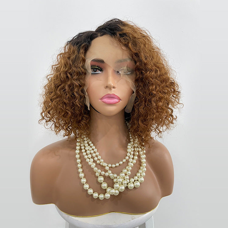 Curly Human Hair Lace Wig