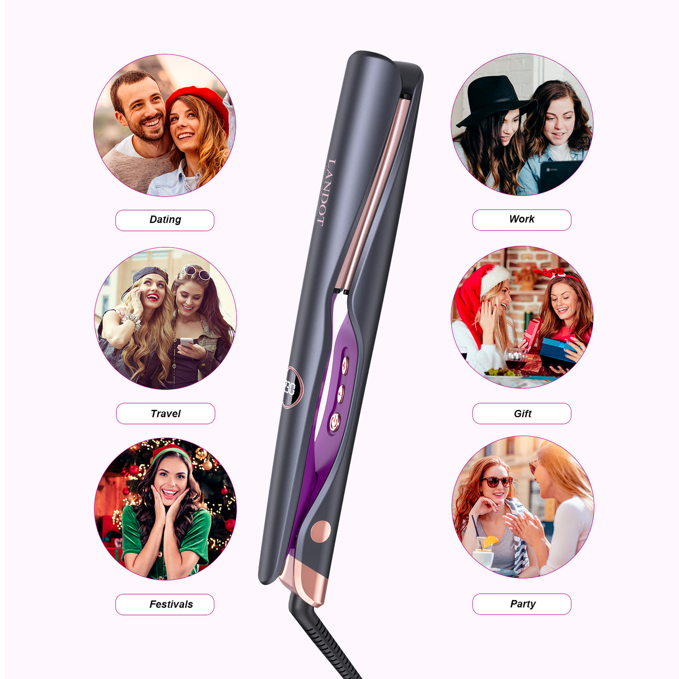 Hair Straightener, Available On Tk