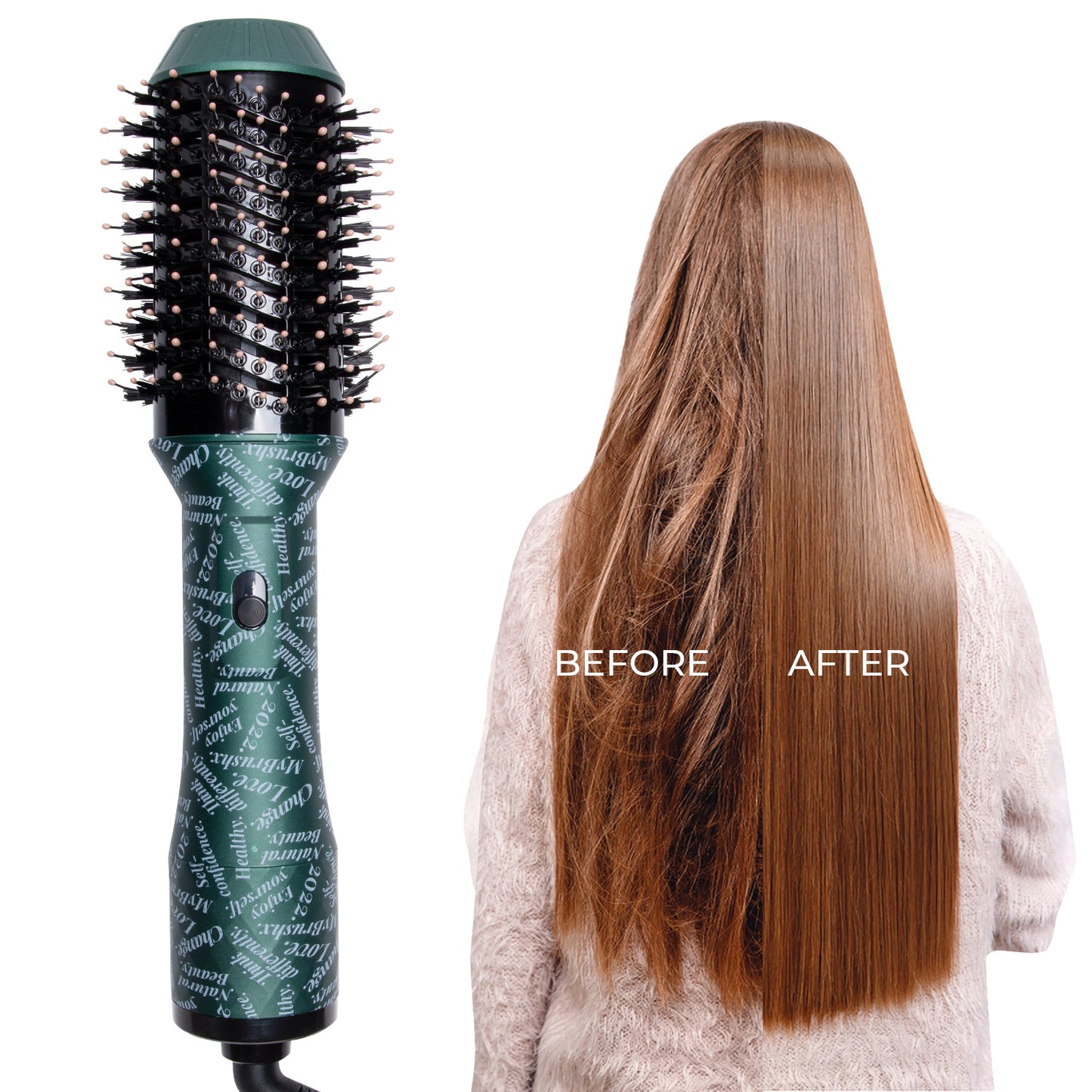 Hair Dryer Brush, Hot Air Brush With Enhanced Barrel, Blow Dryer Brush And Styler Volumize