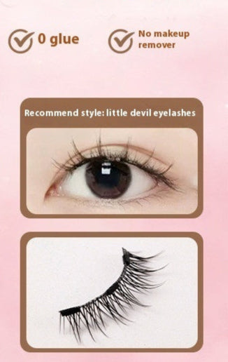 Magnetic Suction False Eyelashes Little Devil Supernatural Magnet Suit
