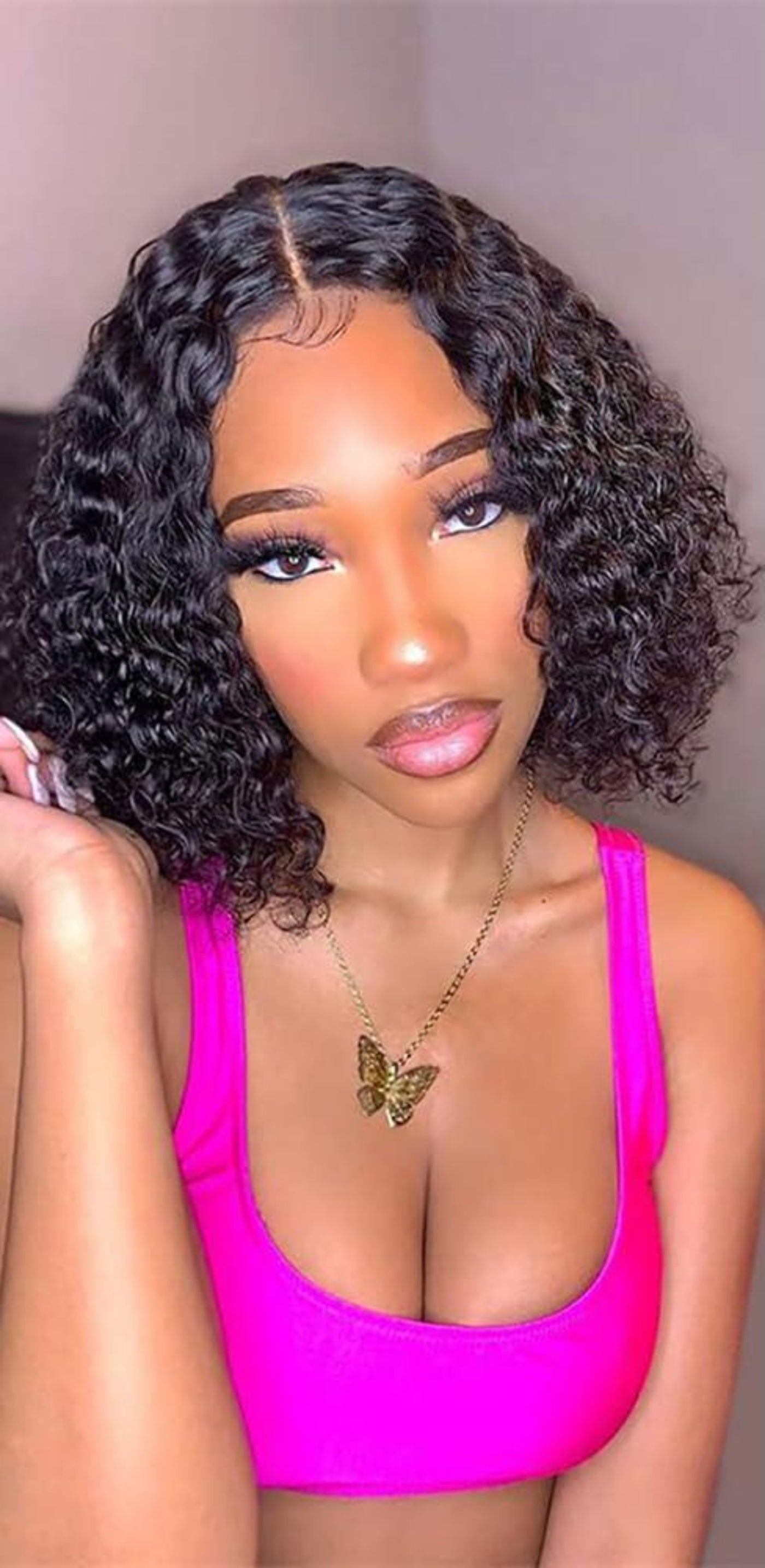 Wear and Go Glueless Wigs Human Hair Pre Plucked Deep Wave Bob Wig Human Hair Lace Front Wigs for Beginners Upgraded No Glue Pre Cut 4x4 Lace Closure Glueless Wigs for Black Women Human Hair 12 Inch
