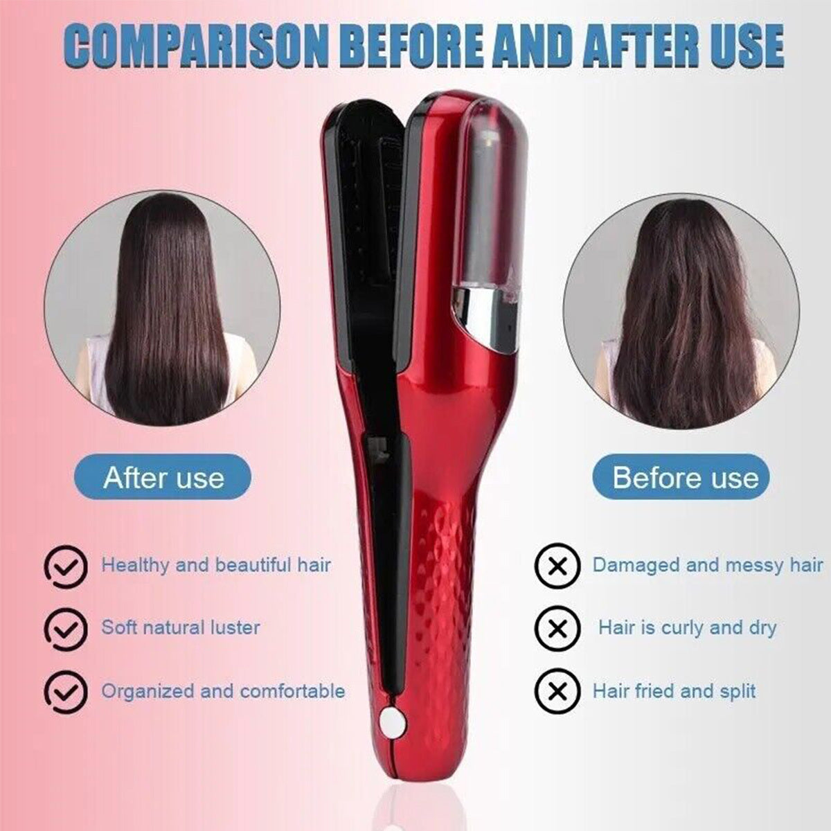 Hair Repair Split End Remover Trimmer For Dry, Men And Women Hair Styling Beauty Tool