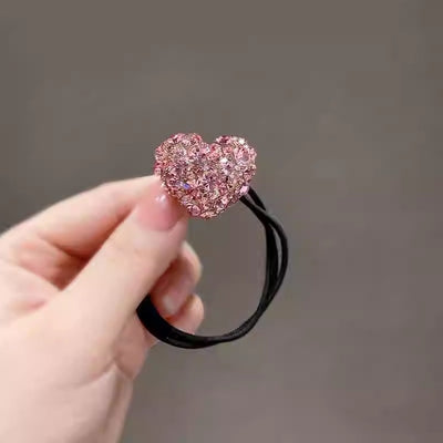 Women's Shiny Rhinestone Heart-shaped Hair Accessory Headband