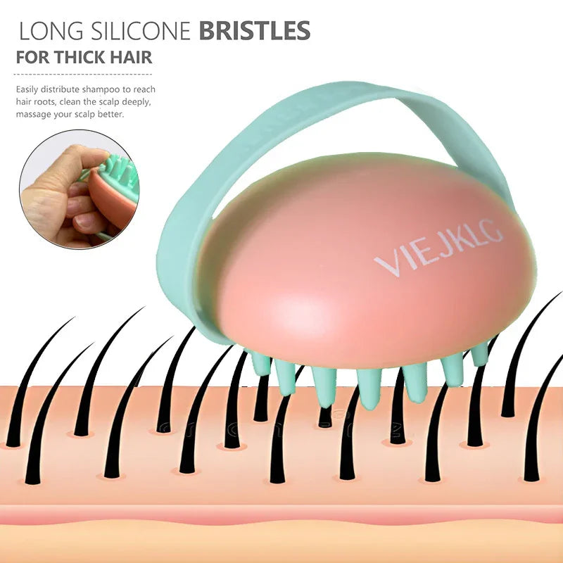 Hair Comforts Scalp Massager Brush Waterproof Personal Cleaning Accessories