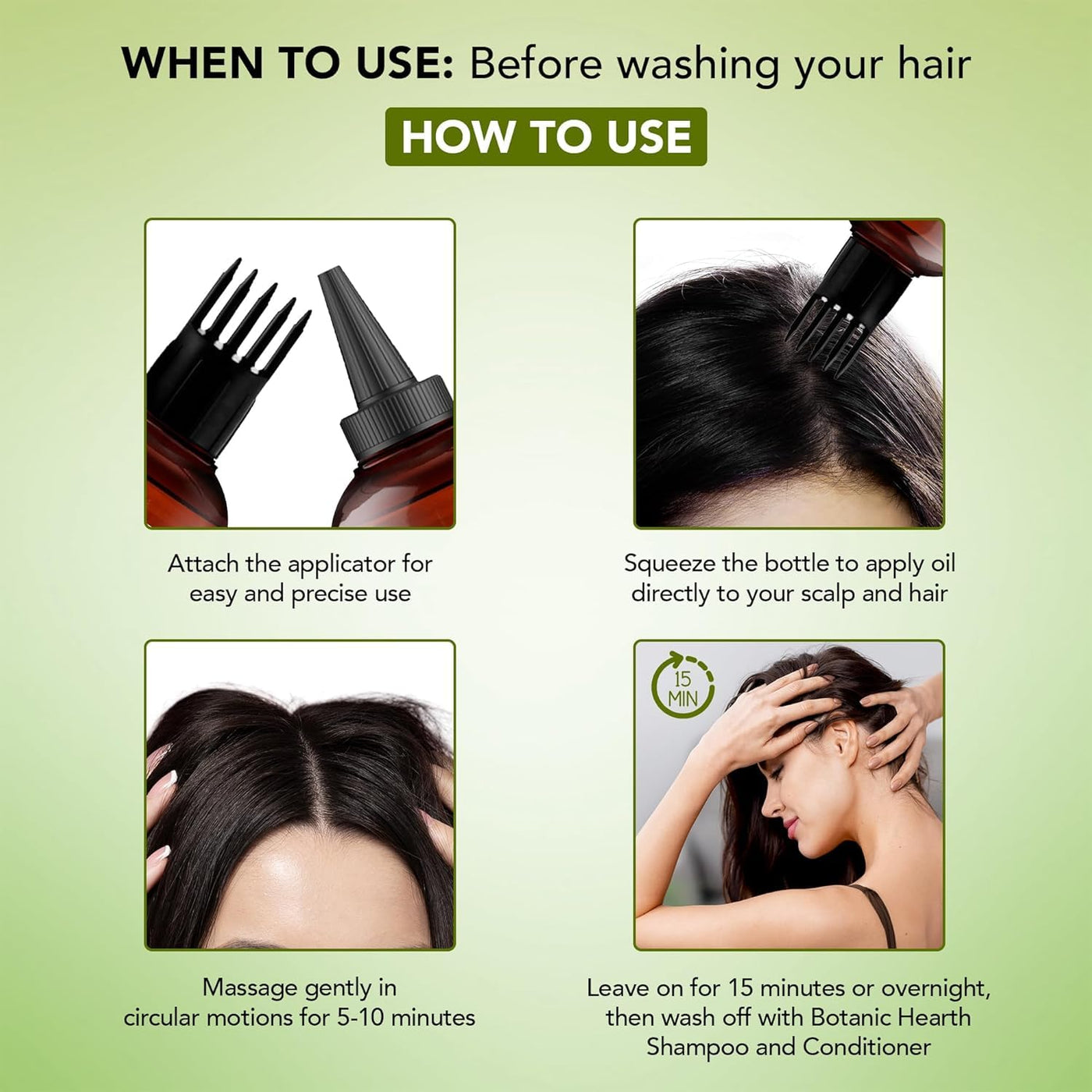 100% Pure Rosemary Oil For Hair Growth (6.7 fl oz) Infused With Biotin, Jojoba & castor Oil | Hair strengthening Treatment | Nourishing & Volumizing