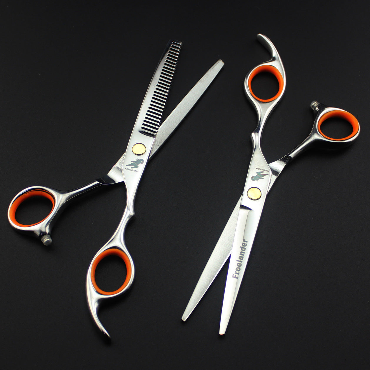 Screw hair scissors