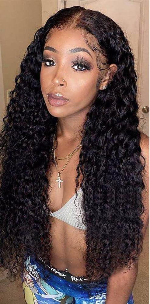 Wear and Go Glueless Wigs Human Hair Pre Plucked Deep Wave Bob Wig Human Hair Lace Front Wigs for Beginners Upgraded No Glue Pre Cut 4x4 Lace Closure Glueless Wigs for Black Women Human Hair 12 Inch