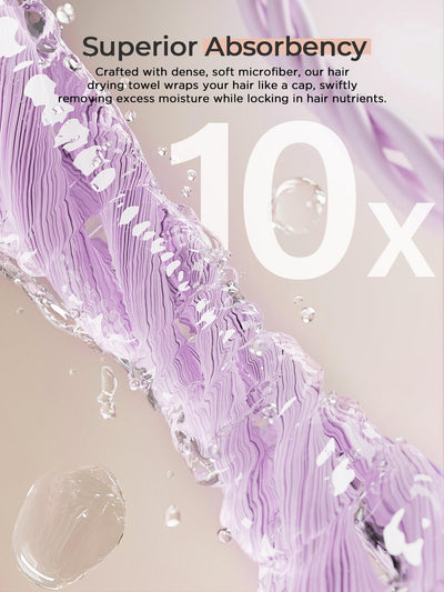 Hicober Microfiber Hair Towel, 3 Packs Hair Turbans for Wet Hair, Drying Hair Wrap Towels for Curly Hair Women Anti Frizz (Blue,Grey,Pink)