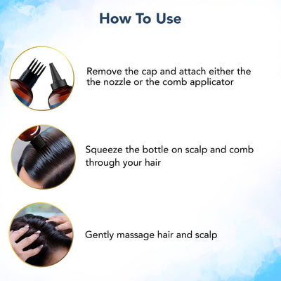 100% Pure Rosemary Oil For Hair Growth (6.7 fl oz) Infused With Biotin, Jojoba & castor Oil | Hair strengthening Treatment | Nourishing & Volumizing