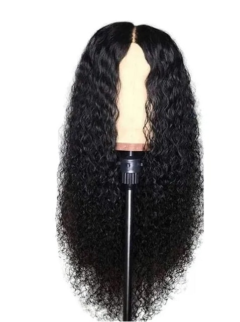 Hair Front Wig Womens Brazilian Human Long Curly Lace Wavy Hair Wigs US