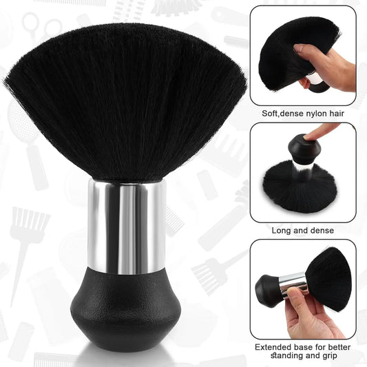 Hair Cutting Barber Cape With Neck Duster Brush Barber Brush Neck Strips Hair Combs Hair Clips, Professional Barber Accessories Cleaning Supplies For Salon Haircut Styling