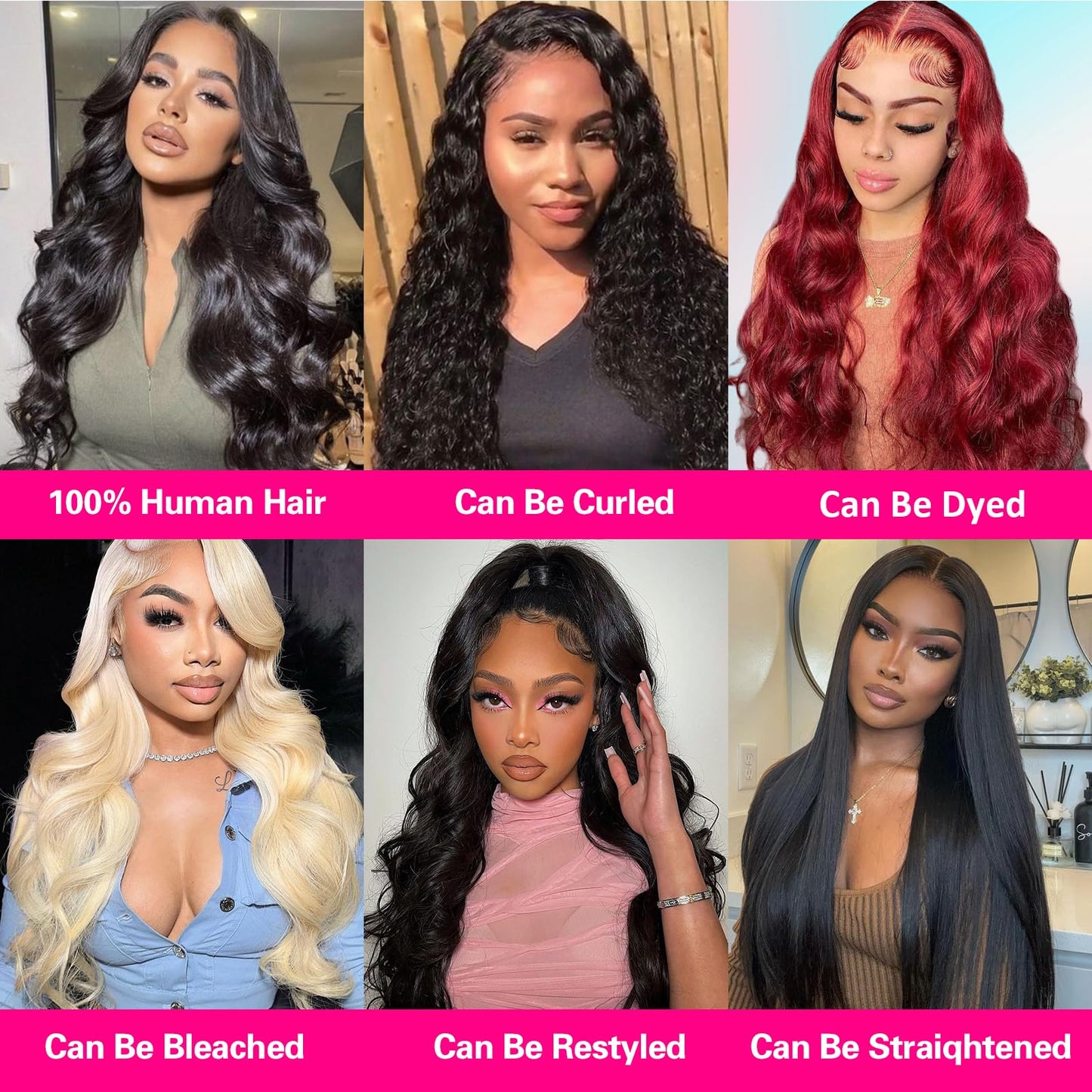 Rao 12A Body Wave Bundles Human Hair 22 24 26 Inch Human Hair Bundles 100% Brazilian Virgin Hair Body Wave Bundles Weave Human Hair Extensions 3 Bundles Deals Real Human Hair Natural Black For Women