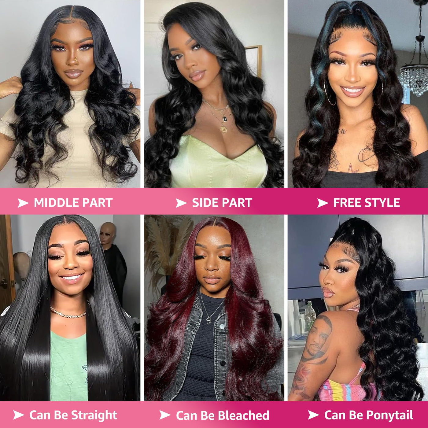 30 Inch Honey Blonde Ombre 13x6 Lace Front Wigs Human Hair 200% Density Highlight Body Wave HD Lace Front Wigs Human Hair Pre Plucked Glueless P4/27 Colored Honey Blonde Wig for Women