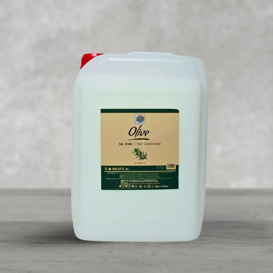 Olive Hair Conditioner - 1.3 Gallon  - Bulk Refill For Hotels Spas & Salons