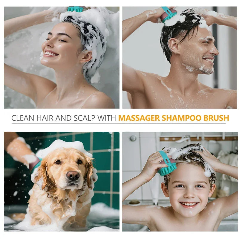 Hair Comforts Scalp Massager Brush Waterproof Personal Cleaning Accessories