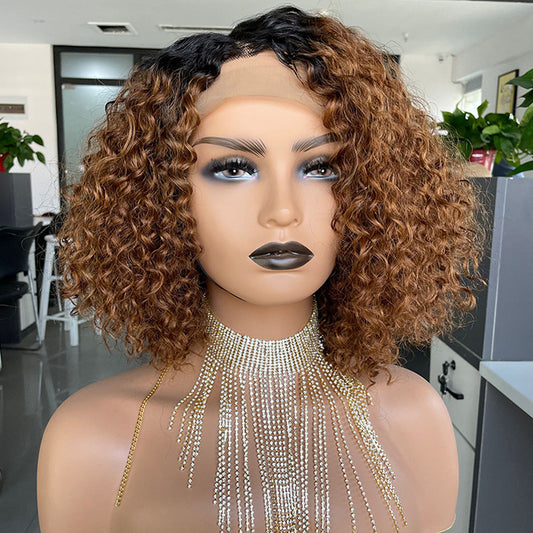 Curly Human Hair Lace Wig