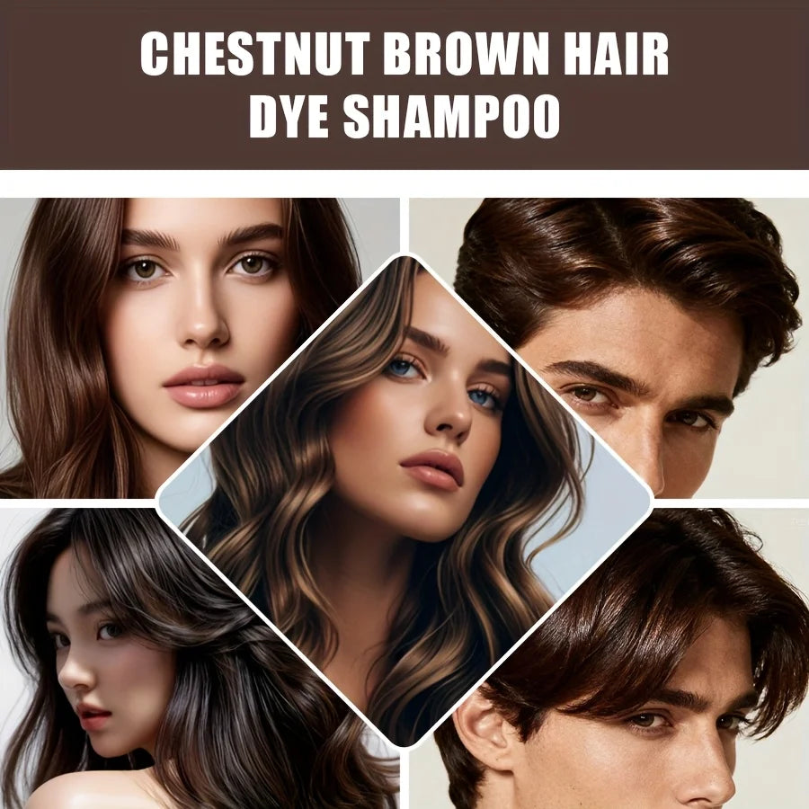 Rosemary & Ginger Black Hair Color Shampoo 3-in-1