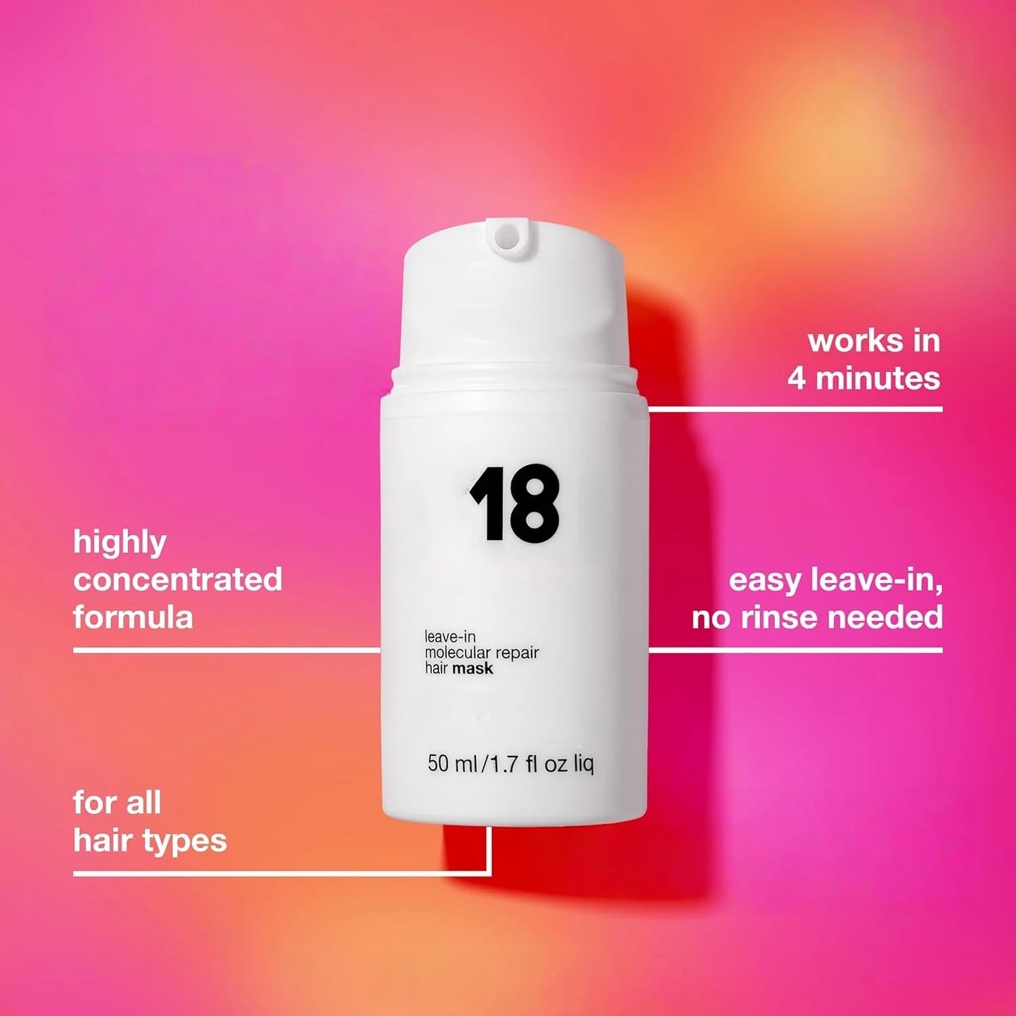 18 Peptide Leave-In Hair Mask for Smooth Healthy Hair