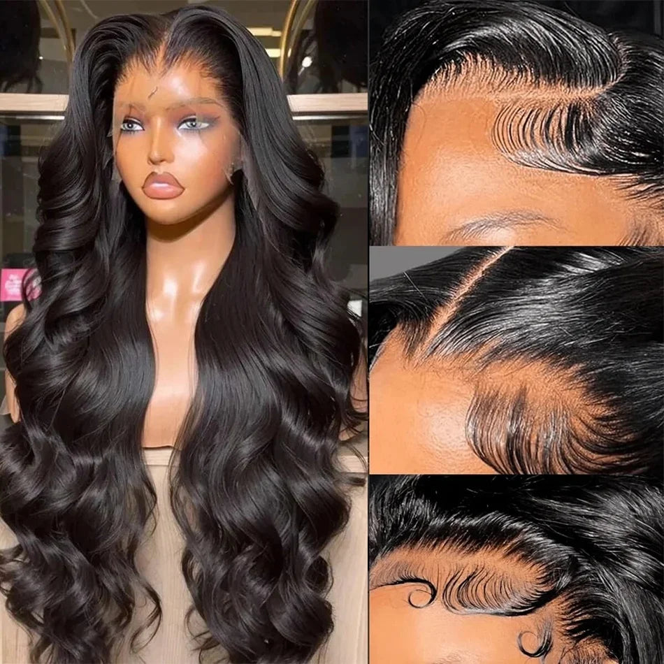 40" Body Wave HD Lace Front Brazilian Human Hair Wig