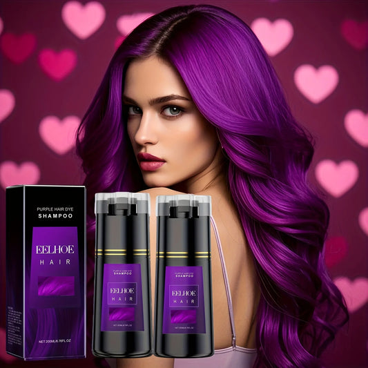 Purple Hair Color Shampoo 3-in-1 with Glycerin