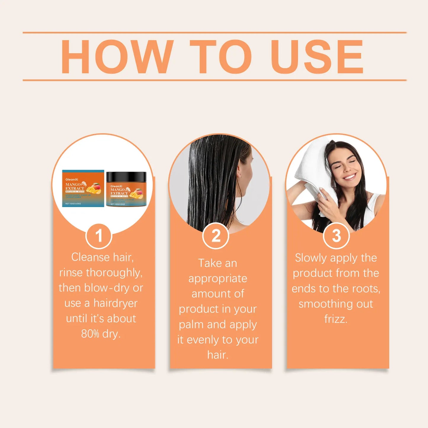 Mango Leave-In Conditioner for Soft & Hydrated Hair