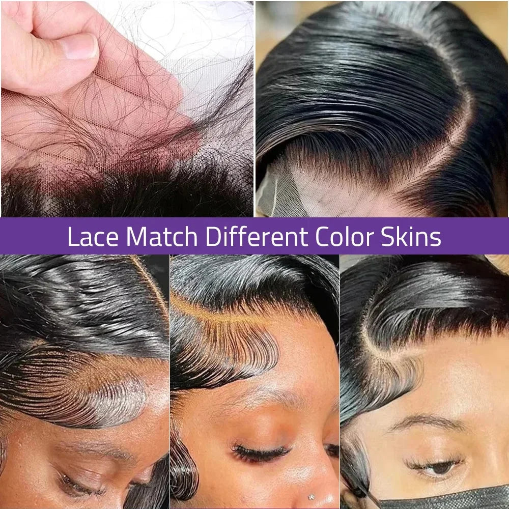 40" Body Wave HD Lace Front Brazilian Human Hair Wig