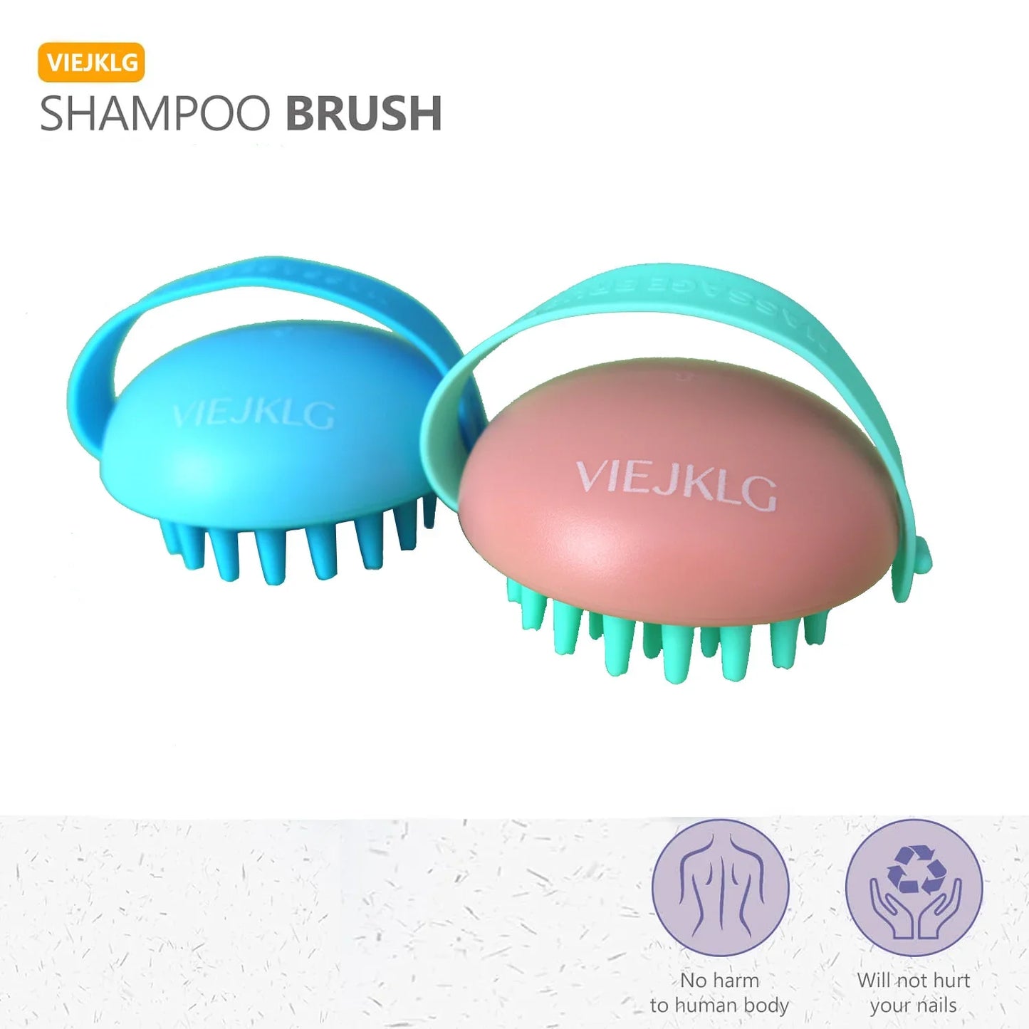 Hair Comforts Scalp Massager Brush Waterproof Personal Cleaning Accessories