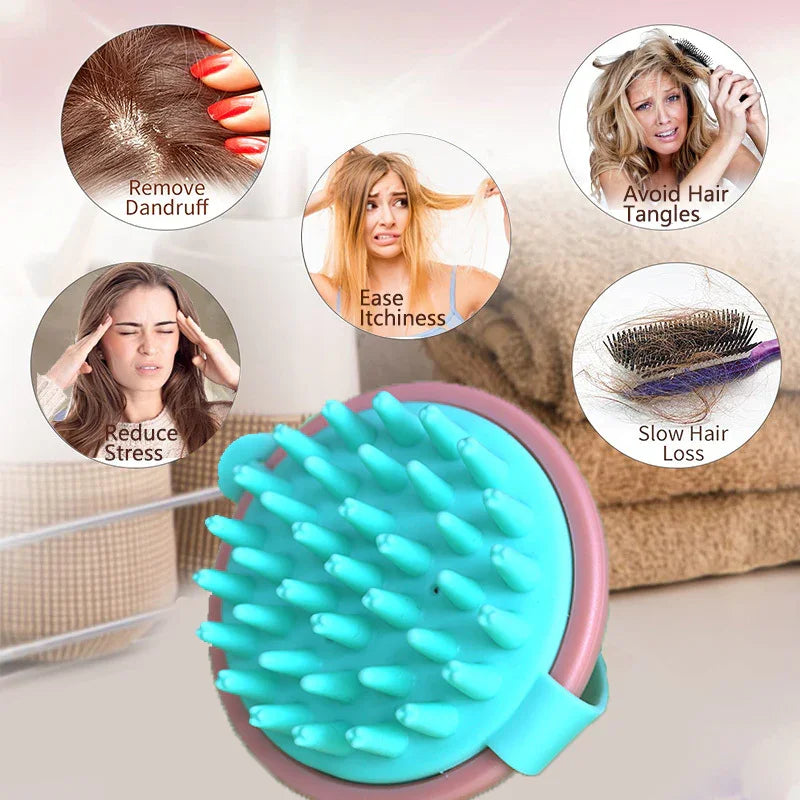 Hair Comforts Scalp Massager Brush Waterproof Personal Cleaning Accessories