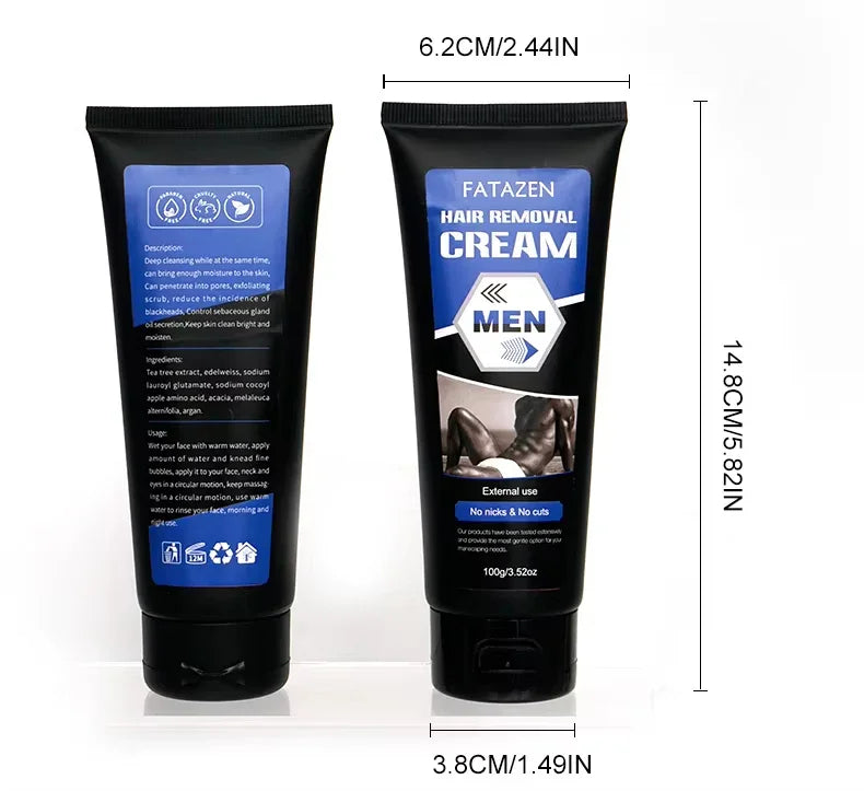 Natural Hair Care Gentle Hair Removal Products For Men Quick Effective Hair Removal Cream