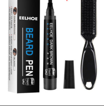 Waterproof Sweat-proof Beard Pen Without Makeup Removal