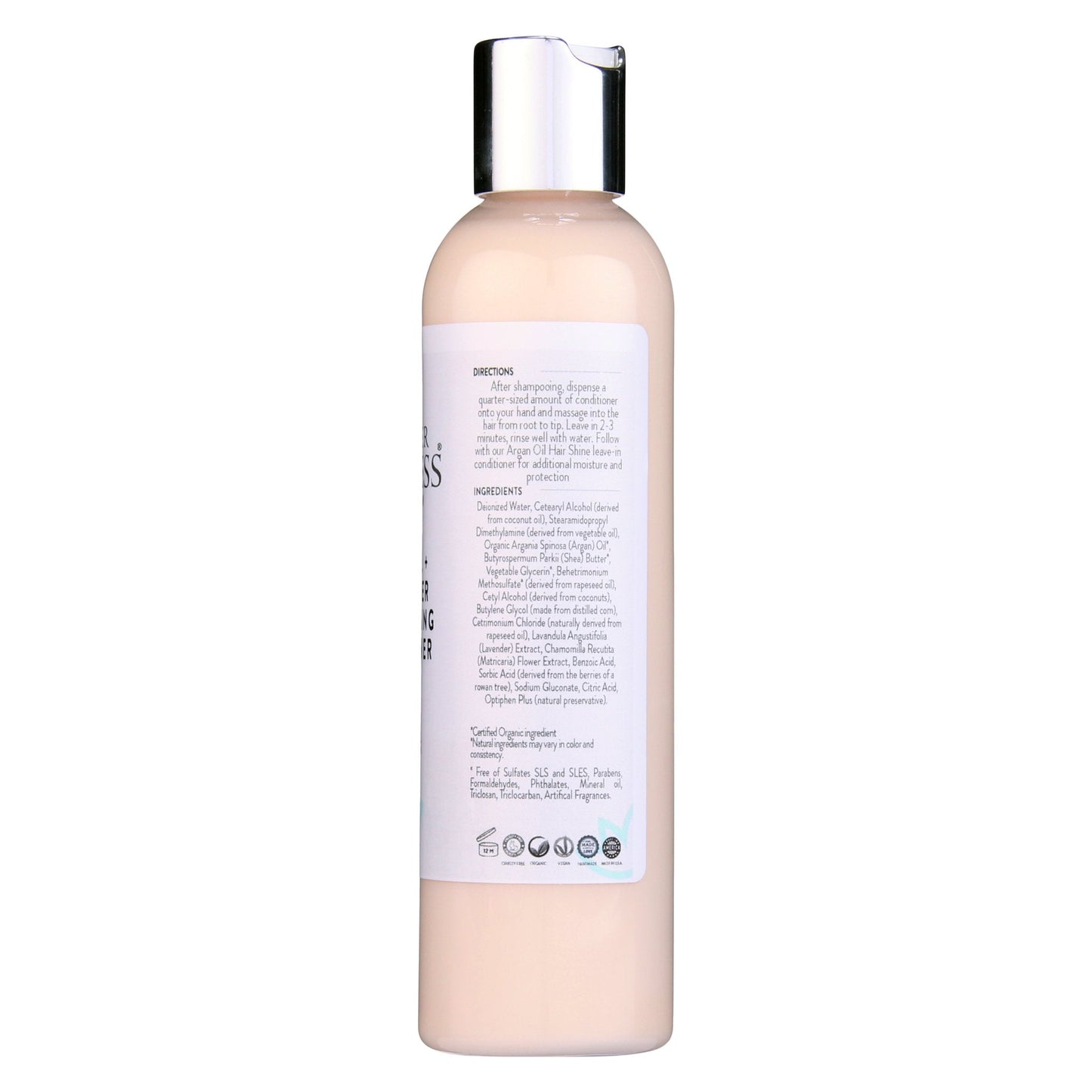 Organic Argan Oil Hair Conditioner with Shea Butter – Deep Moisture & Frizz Control for Soft, Shiny Hair
