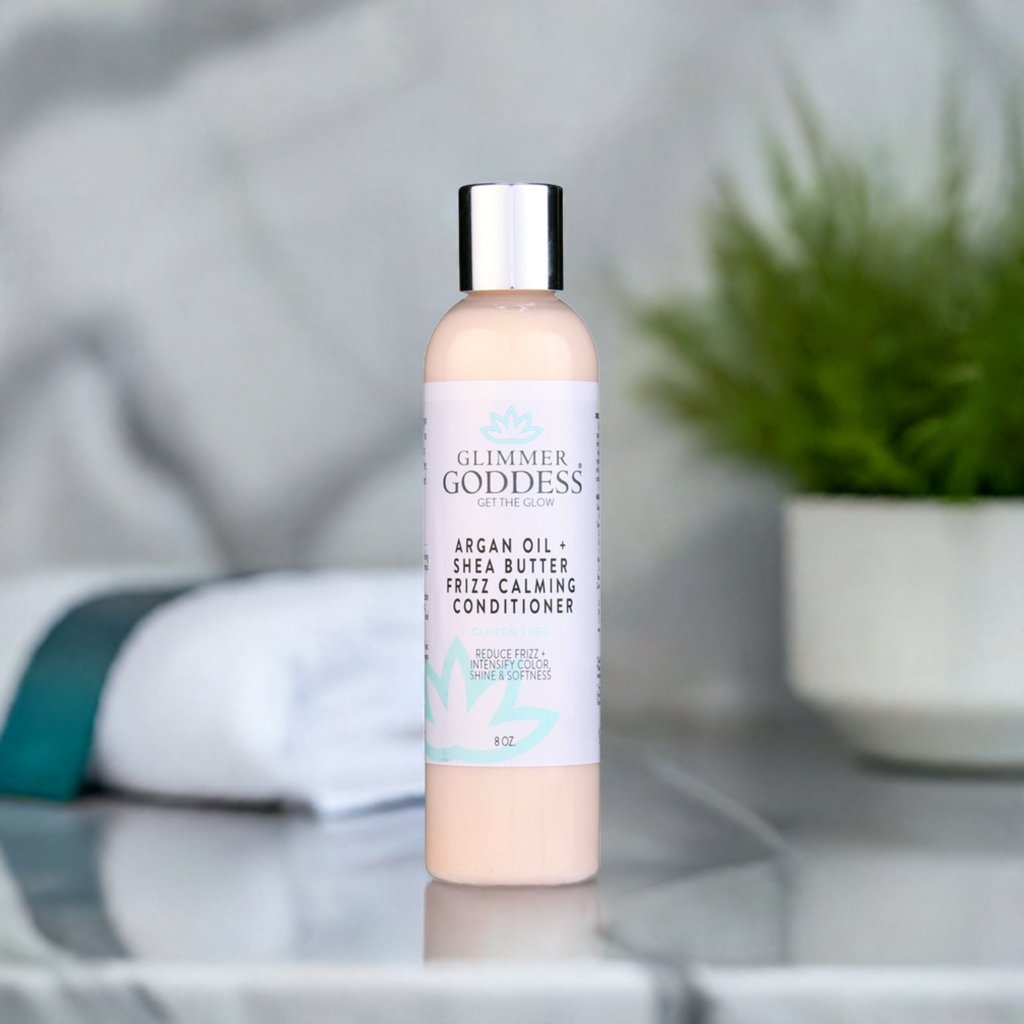 Organic Argan Oil Hair Conditioner with Shea Butter – Deep Moisture & Frizz Control for Soft, Shiny Hair